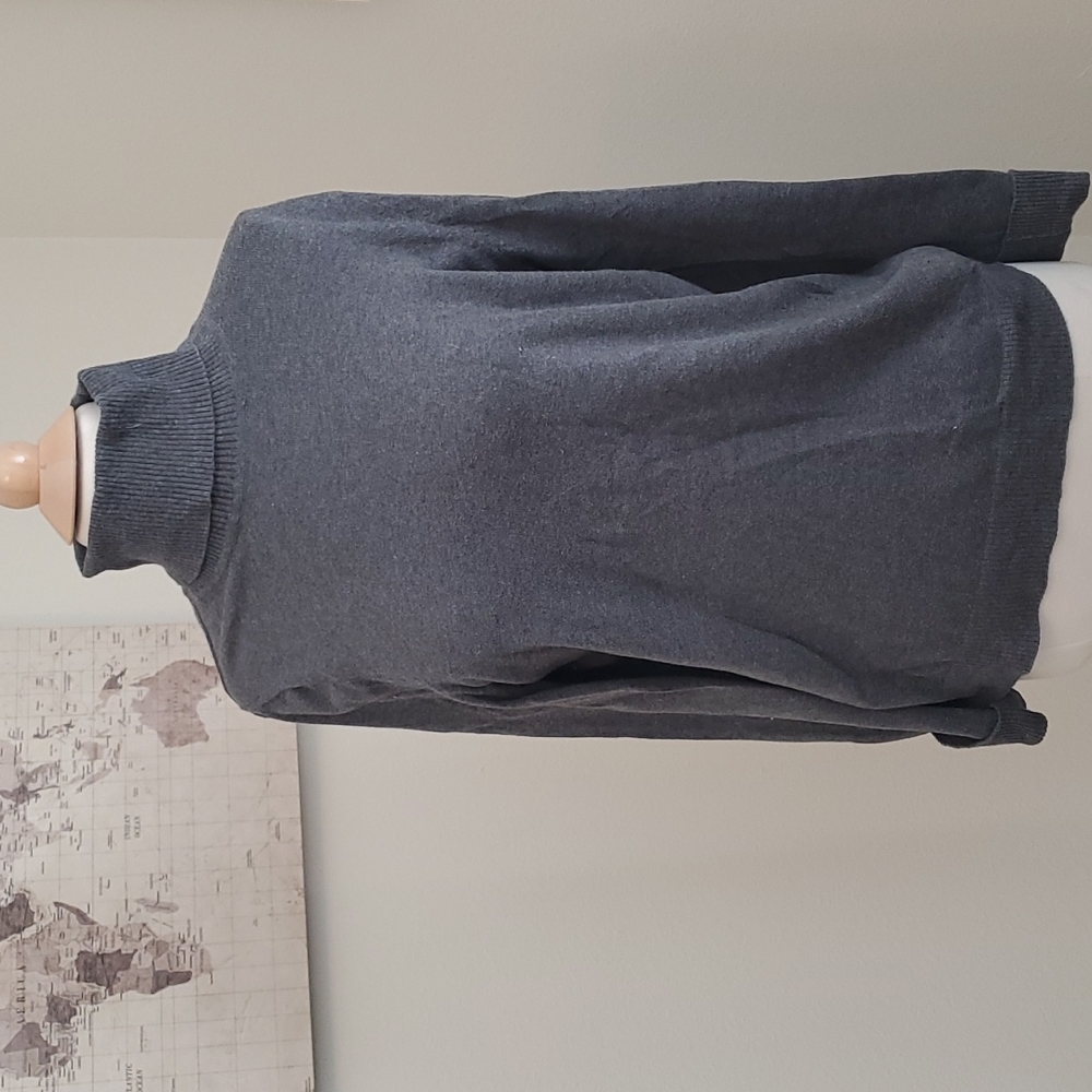 Grey turtleneck